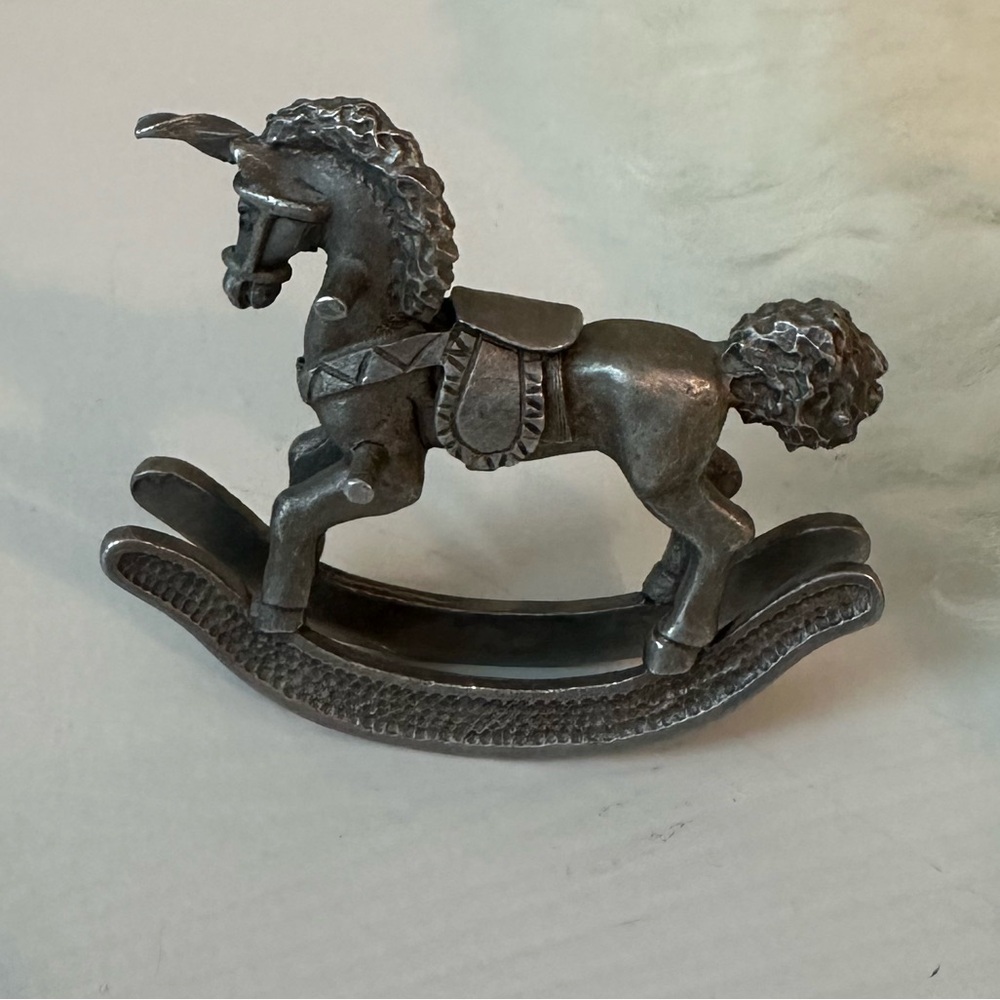 Spoontiques Pewter Rocking Unicorn figurine